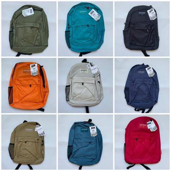 East West Unisex Backpacks Lot Of 5 Pieces Pick Your Colors Student Casual - Picture 1 of 16
